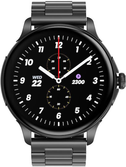 HMD Watch X1 46mm με Παλμογράφο (Gray Metallic)