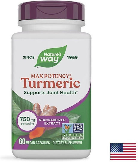Nature's Way Turmeric Max 750 mg 2 Капсули
