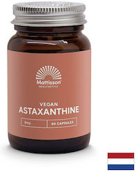 Mattisson Веган Астаксантин 8 mg 60 Капсули Mattisson Веган Астаксантин 8 mg 60 Капсули