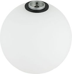 22231-b Led Τερματικο Οπαλ Σφαιρικο Γυαλι 160mm 10w Plug & Play Zambelis 22231-b