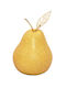 Decorative Yellow Ceramic Pear 8x13cm Dorosimo 18907