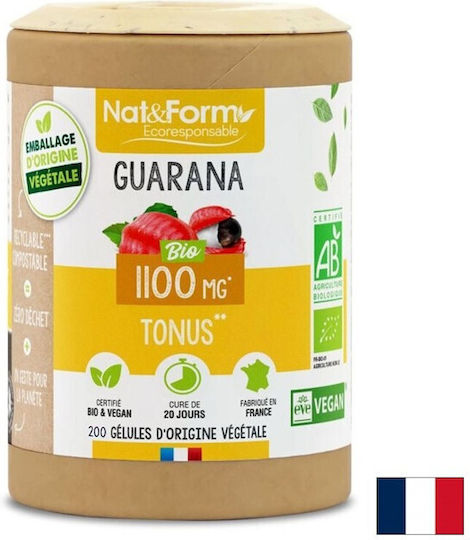 Nat&Form Био Гуарана 275 mg 200 Капсули