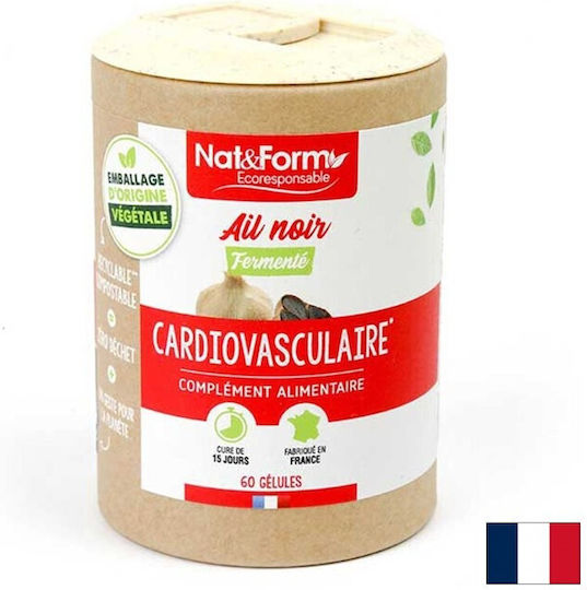 Nat&Form Био черен чесън 250 mg 60 капсули
