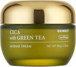 SKIN627 Cica With Green Tea Moisturising Face Cream with Centella Asiatica 50gr