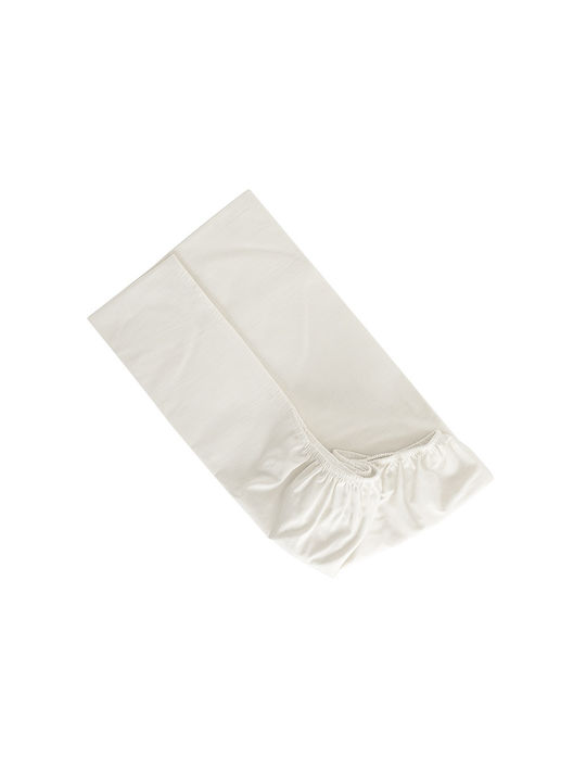 Lorelli Baby Cotton Fitted Crib Sheet Uni Ecru ...