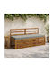 vidaXL Garden Bench Cushion Soest Grey 2 pcs 50x150 cm