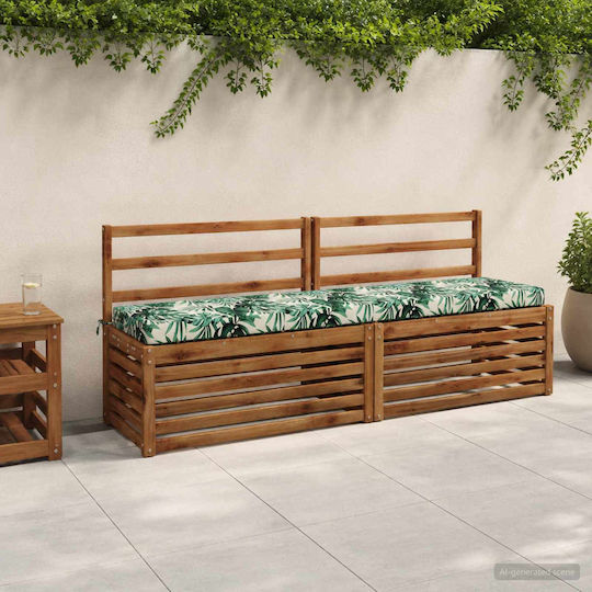 vidaXL Pernă De Bancă De Grădină Soest Verde 2 Buc 40x180 Cm