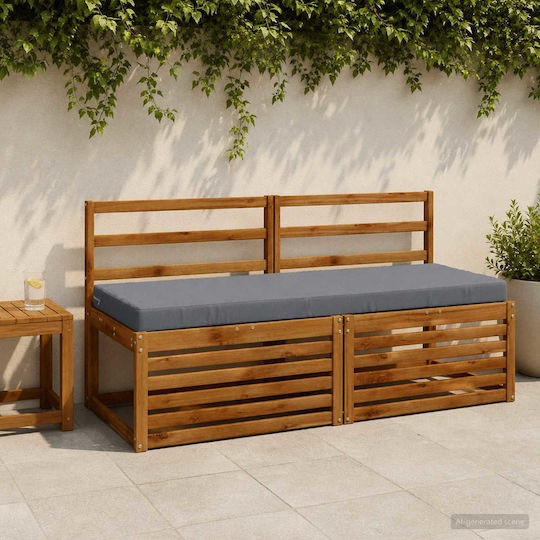 vidaXL Pernă pentru Bancă de Grădină Soest Albastră 2 Buc. 50x150 cm