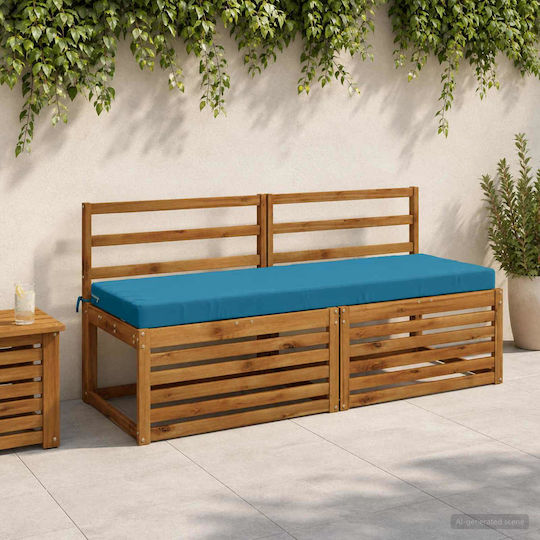 vidaXL Pernă pentru Bancă de Grădină Soest Albastru Deschis 2 Buc. 50x150 cm