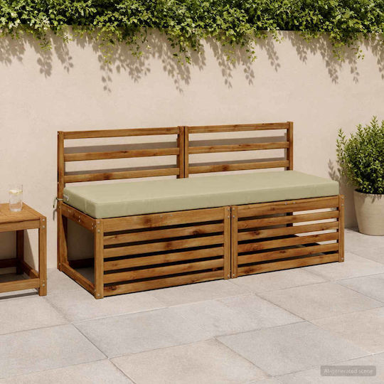 vidaXL Gartenstuhlkissen Soest Grün 2 Stück 50x150 cm