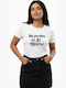 Tricou Pot Să Întreb Ai Pentru Femei Alb 2 Extra Large Bumbac