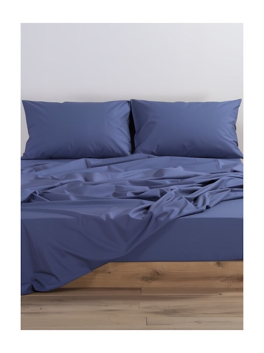 Nef-Nef Homeware Basic Σεντόνι Ημίδιπλο με Λάστ...