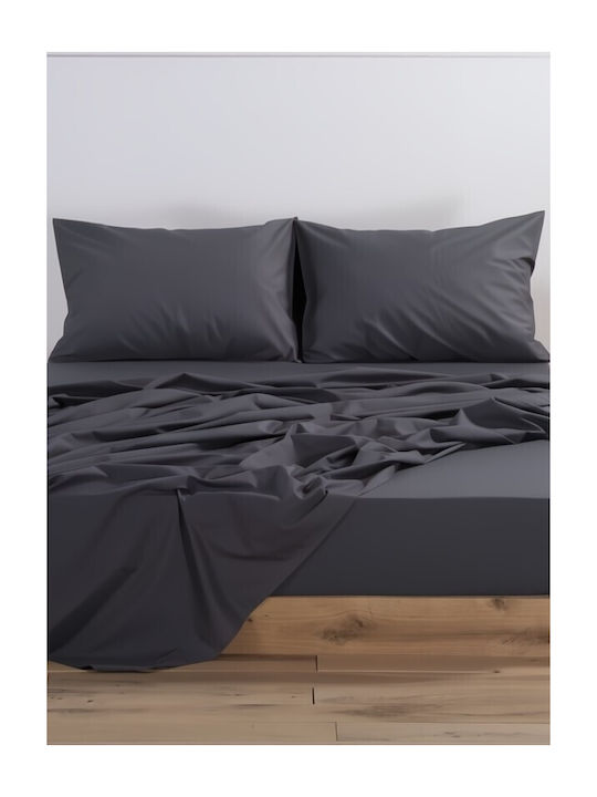 Nef-Nef Homeware Basic Σεντόνι Ημίδιπλο με Λάστ...