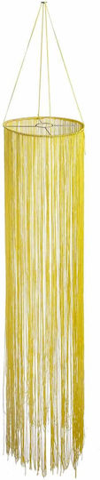 Jk Home Décor Κρεμαστό Φως Κιτρινο