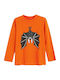 Kids Long-Sleeved Top Orange