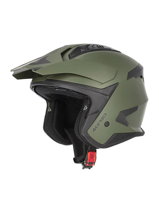 Acerbis Aria Evo Green Military Κράνος Μηχανής ...