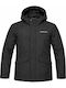 Detroit Men's Cordura Motorcycle Jacket 4 Seasons Waterproof Black 2DTR27MQ.00