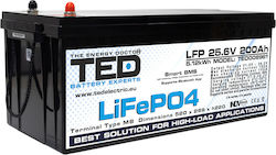 Lifepo4 Battery 25.6v 200ah 5120wh Multifunctional Smart Bms App Monitoring – Ted Electric Lifepo4 Battery 25.6v 200ah 5120wh Multifunctional Smart Bms App Monitoring – Ted Electric