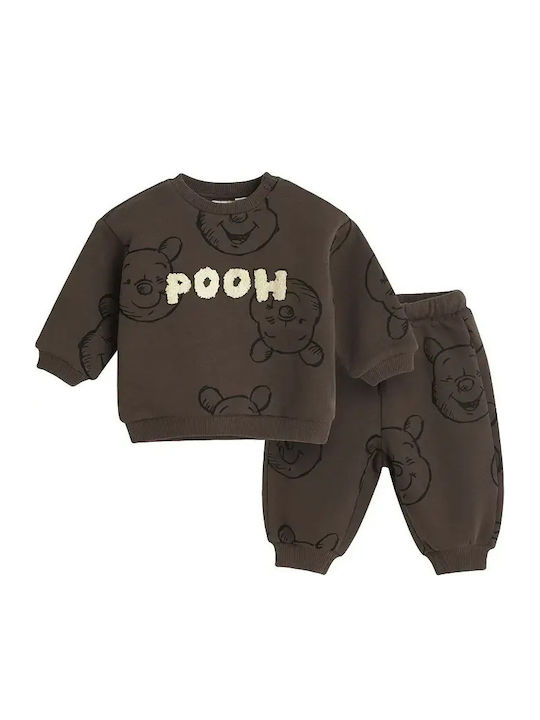Kids’ Brown Sweatpants Set