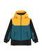 Kurze blaue Kinder-Casualjacke