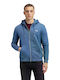 Hellblaue Kapuzenjacke