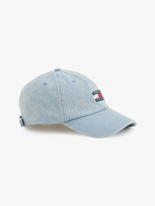 Tommy Jeans Унисекс Шапка Heritage Denim Cap Am0am14717-1aa от светлосин деним