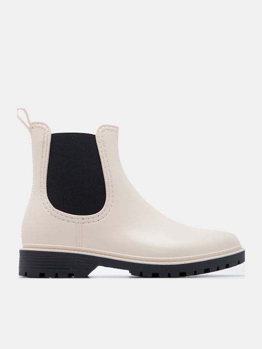 Luigi Damen Gummistiefel Beige