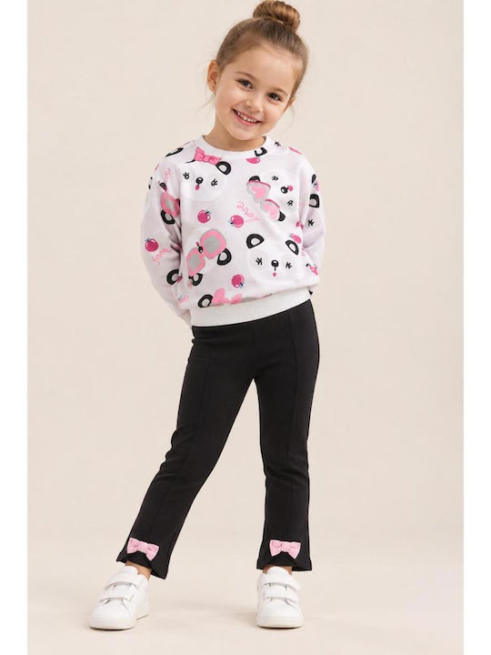 Kids Winter Set with Leggings 2-Piece Pink