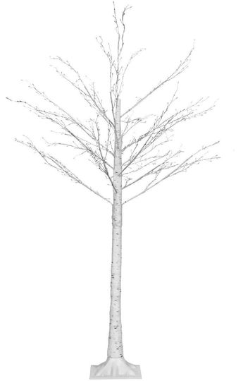 Illuminated Christmas Decorative Plastic Tree 150 cm
