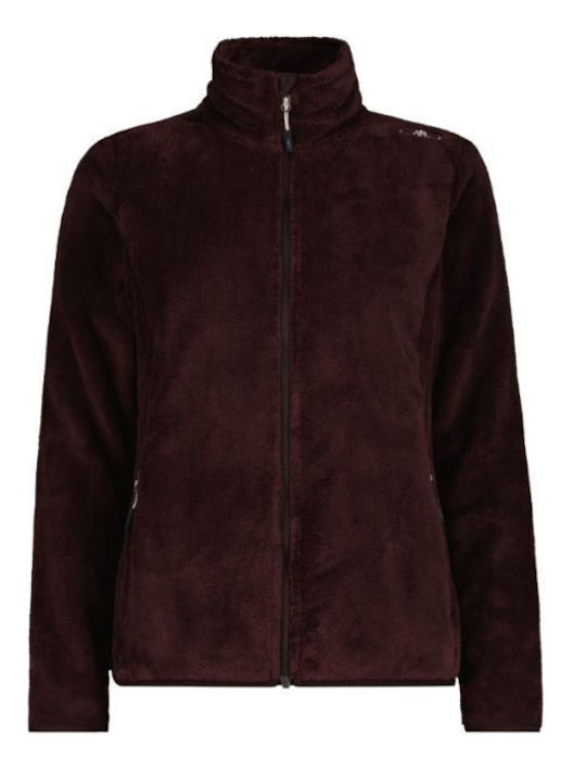 CMP Fleece Women's Cardigan with Zipper Black B...