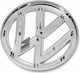 Σήμα Vw Golf 7 2014-2017 Καπό Μπροστά 135mm 1 Τεμάχιο 5g0853601 Χρώμιο Zemb-vw-24