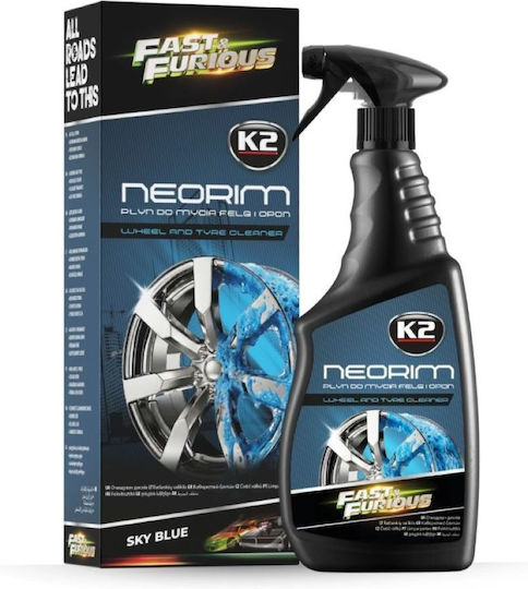 K2 Neorim Blue Fast & Furious Σπρέι Καθαρισμού για Ζάντες Αυτοκινήτου 700ml