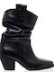 Damen-Cowboystiefel Schwarz