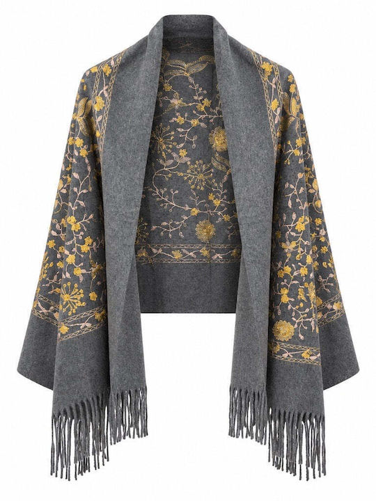 Achilleas Accessories Eșarfă de Damă Gri