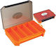 Baracuda Hs1021 Cutie pentru accesorii de pescuit 200 X 120 X 37 Mm Portocalie