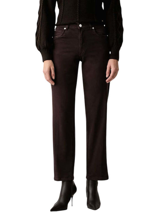 Silvian Heach Pantaloni Dama din Material cu Cr...