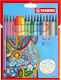Stabilo Markere de Caligrafie Multicolore 1 mm Set de 18 Culori