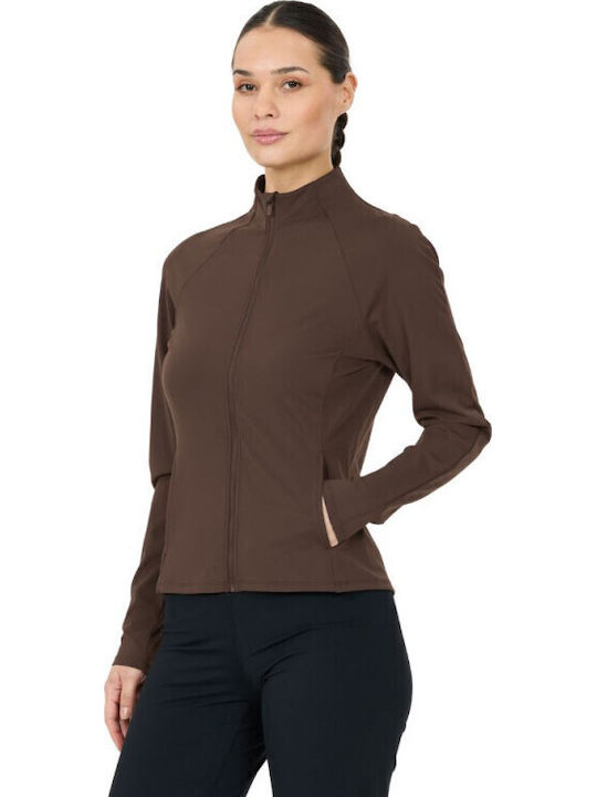 Athlecia Sportliche Damen-Strickjacke Chocolate...