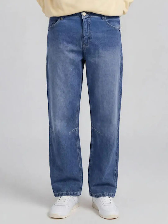 Ανδρικό Παντελόνι Τζιν Relaxed Baggy Fit Μπλε
