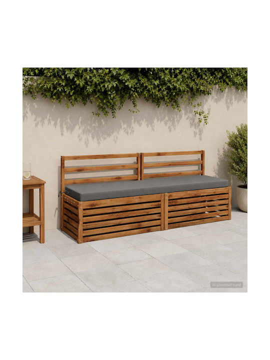 vidaXL Gartenbankkissen Soest Grau 2 Stück 170 ...