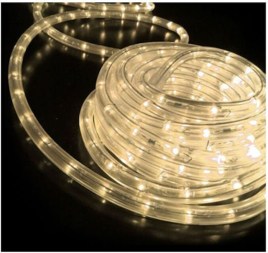 220V Warm White Rope Light with Programs 20m IP20