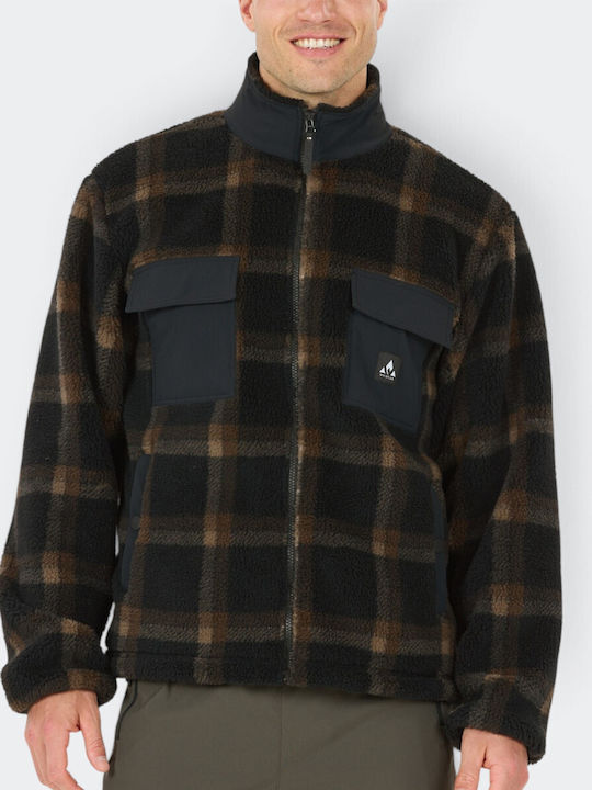 Herren-Fleecejacke Schwarz