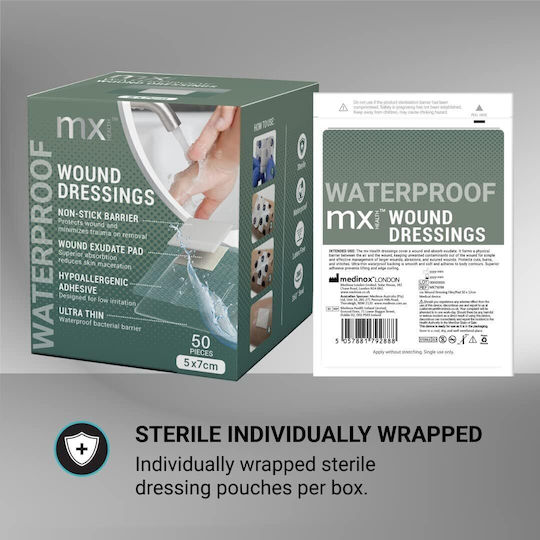 Medinox Adhesive Plasters 5x7cm 50 Pieces