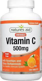 Natures Aid Vitamin C 500mg 50 Tablets