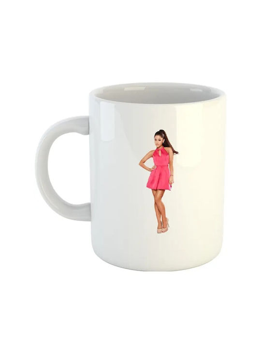 Ariana Cană Ceramică Albă 330ml