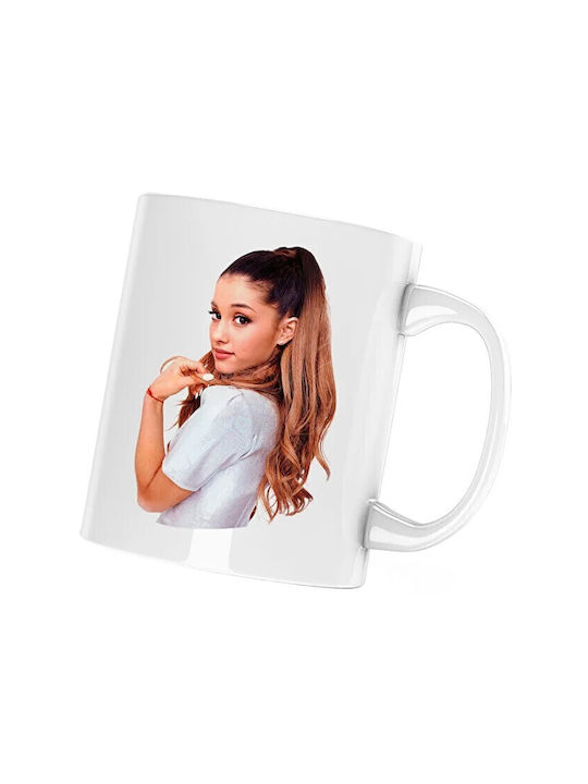Ariana Cană Ceramică Albă 330ml