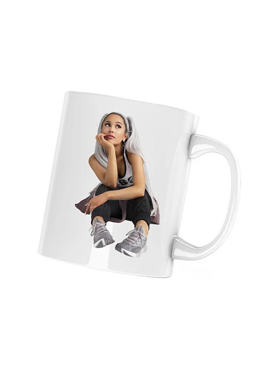 Ariana Cană Ceramică Albă 330 ml