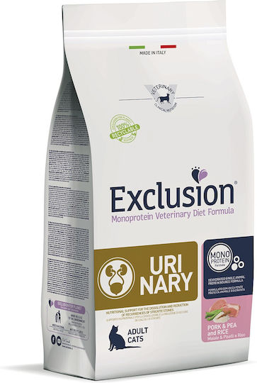 Monoprotein Dry Cat Food for Cats with Sensitive Urinary Tracts with Pork 0.3kg