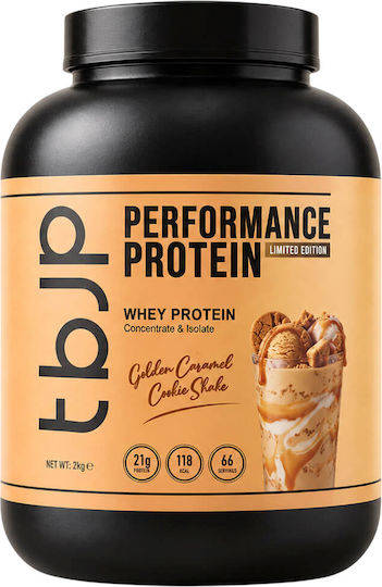Performance Whey Protein with Golden Caramel Cookie Shake Flavor 2kg