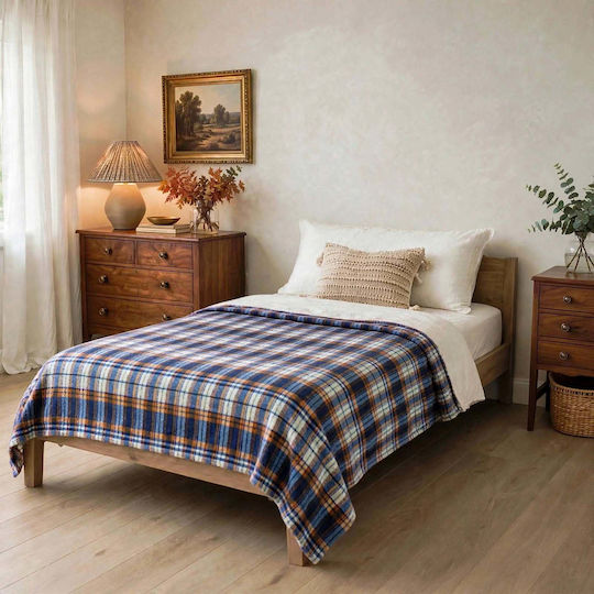 Go Smart Home Fleece Blanket Single 160x220cm Multicolour